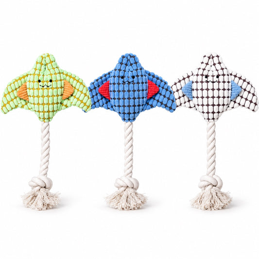 Cotton Rope Interactive Dog Toy, 3 Styles, By GAVPEPY image 1 - main.jpg