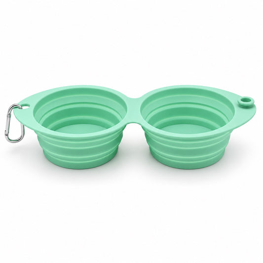 Foldable Dual-Use Silicone Pet Bowl, 7 Colors, By GAVPEPY image 1 - main.jpg