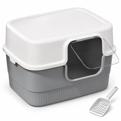 GAVPEPY Extra Large Enclosed Cat Litter Box, 2 Options image 1 - main.jpg