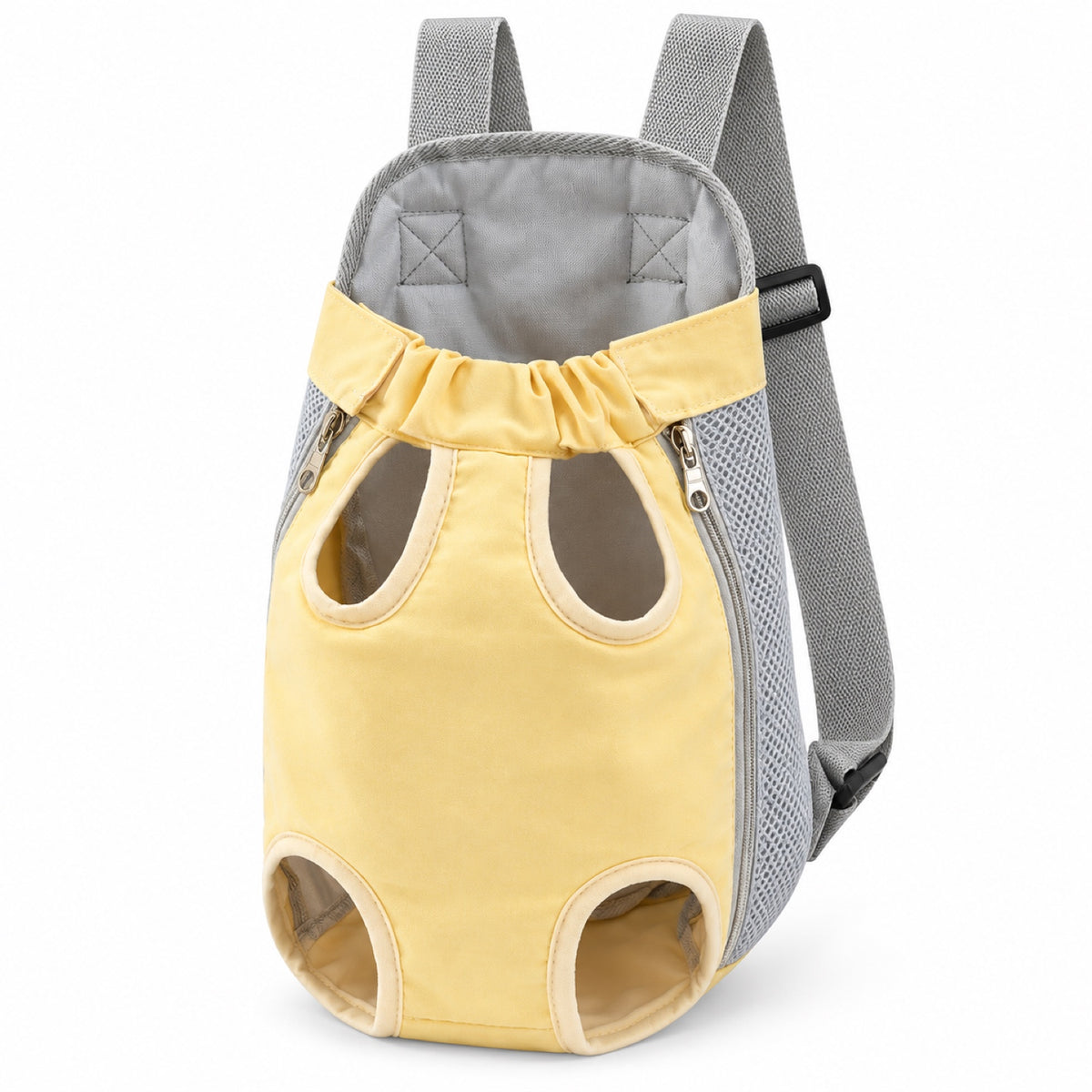 Cream Yellow Front Pet Carrier Backpack, 2 Sizes, By GAVPEPY image 1 - main.jpg