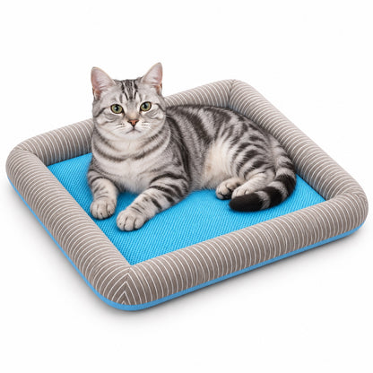 Breathable Mesh Cooling Pet Bed, 4 Patterns & 4 Sizes, By GAVPEPY image 1 - main.jpg