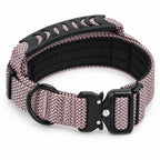 GAVPEPY Nylon Reflective Padded Dog Collar, Sizes S, M, L, Mauve, for daily dog walks and outdoor wear; adjustable neckwear with the selected finish and fit shown in the product photos; review the selected variant photo for details