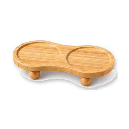 Elevated Double-Bowl Pet Feeding Stand, 2 Sizes, By GAVPEPY image 1 - main.jpg