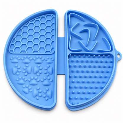 Folding Round Silicone Pet Lick Mat, 3 Colors, By GAVPEPY image 1 - main.jpg
