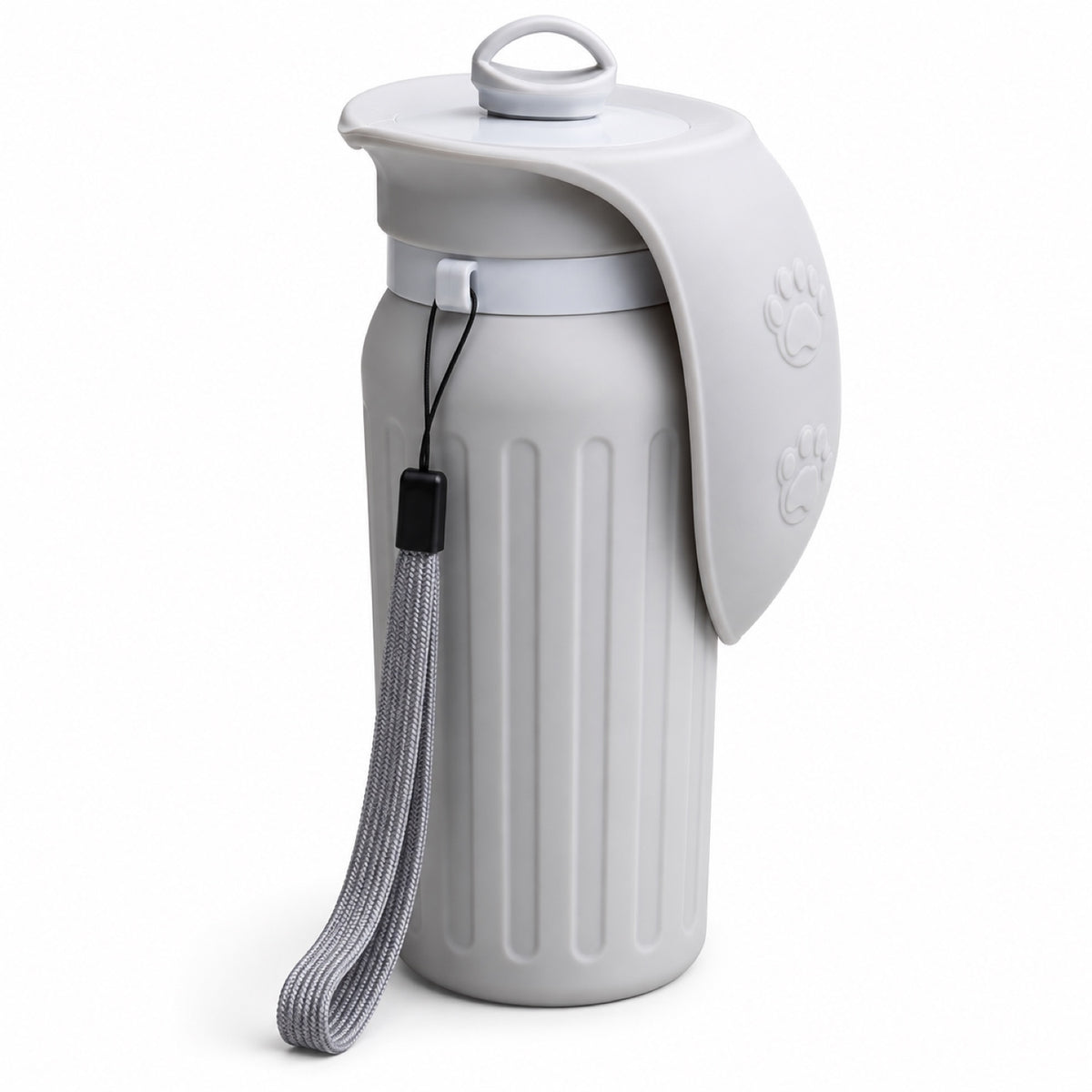 Flip-Trough Silicone Pet Water Bottle, 620 mL, 2 Colors, By GAVPEPY image 1 - main.jpg