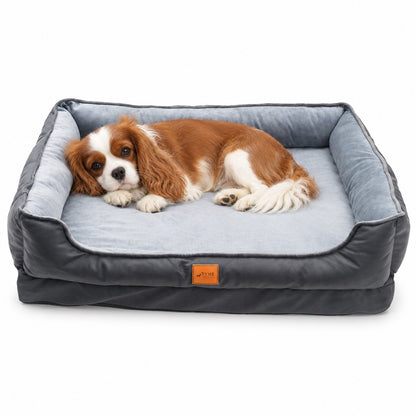 Egg-Crate Foam Bolster Pet Bed, 2 Sizes, By GAVPEPY image 1 - main.jpg