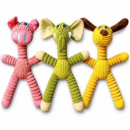 Plush Fabric Plush Squeaky Dog Toy, 3 Styles, By GAVPEPY image 1 - main.jpg