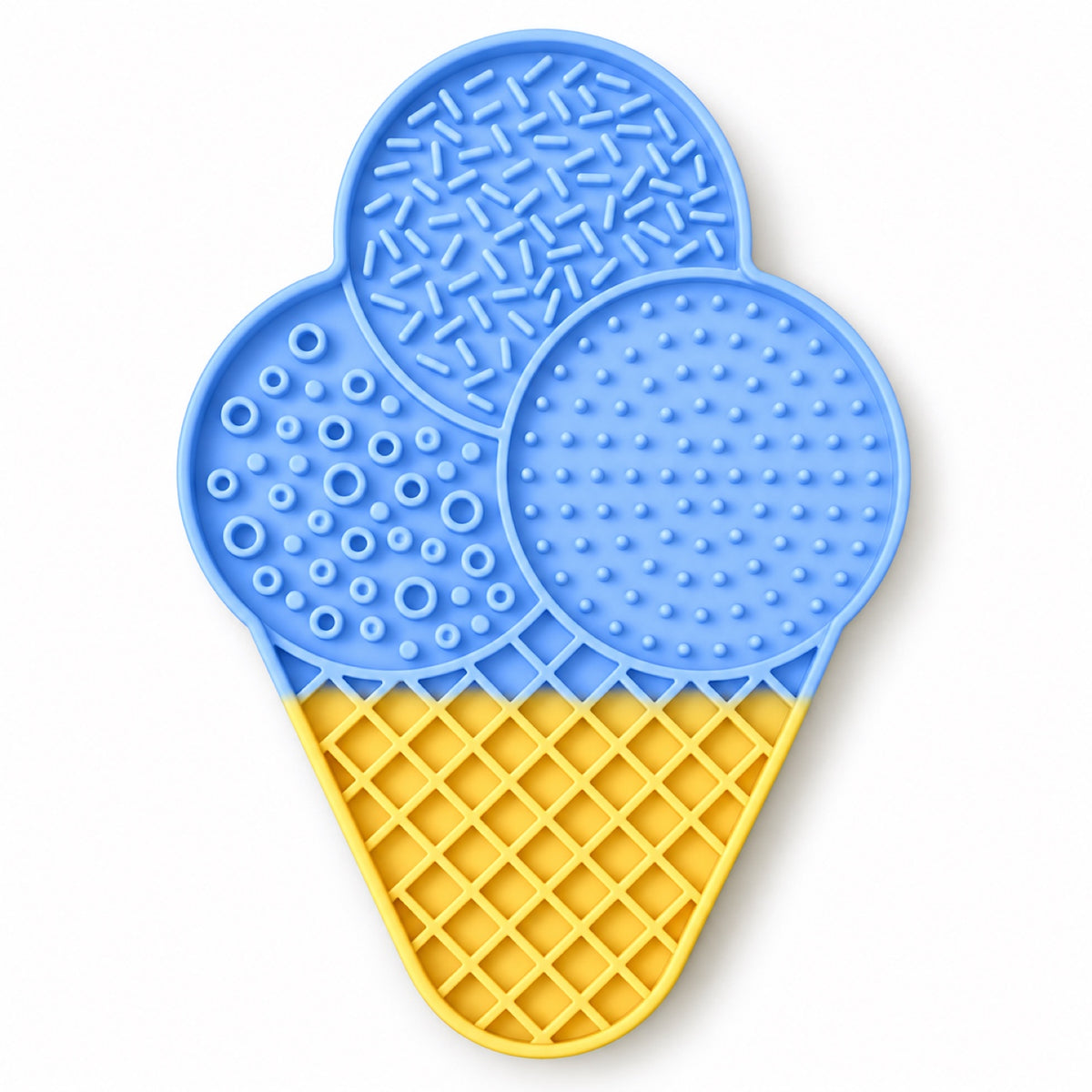 Ice Cream-Shaped Silicone Pet Lick Mat, 2 Colors, By GAVPEPY image 1 - main.jpg
