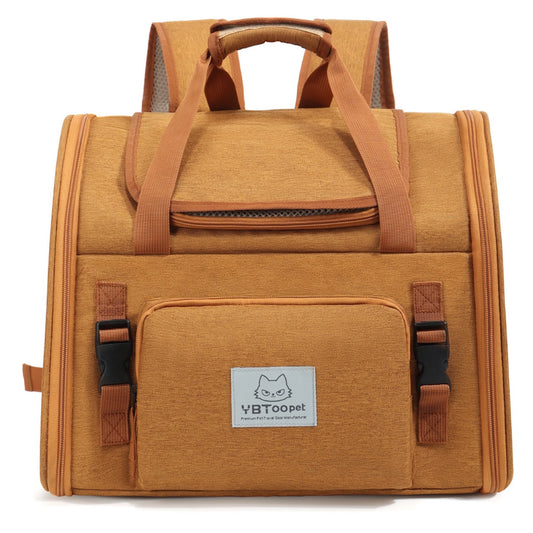 Expandable Oxford Pet Carrier Backpack, 2 Colors, By GAVPEPY image 1 - main.jpg