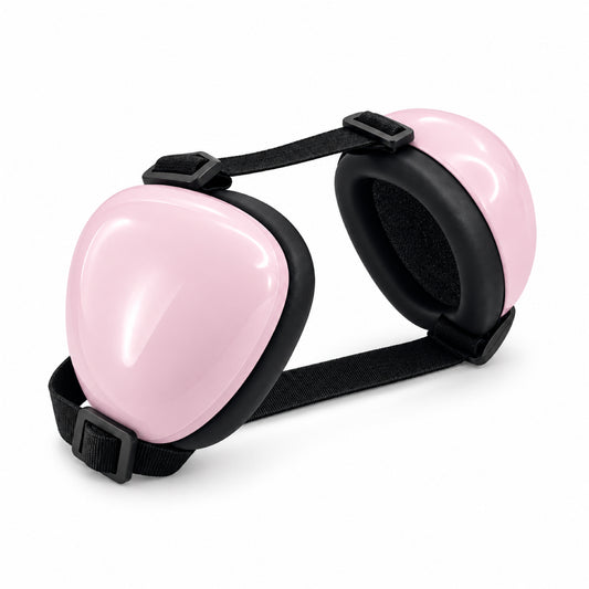 GAVPEPY ABS-Shell Adjustable Dog Ear Muffs, selected S, M and L sizes in Pink, Blue, Orange, Black, Red, Purple, White or Green, for covering canine ears during supervised noisy routines, home, travel, grooming and outdoor events image 1 - main.jpg