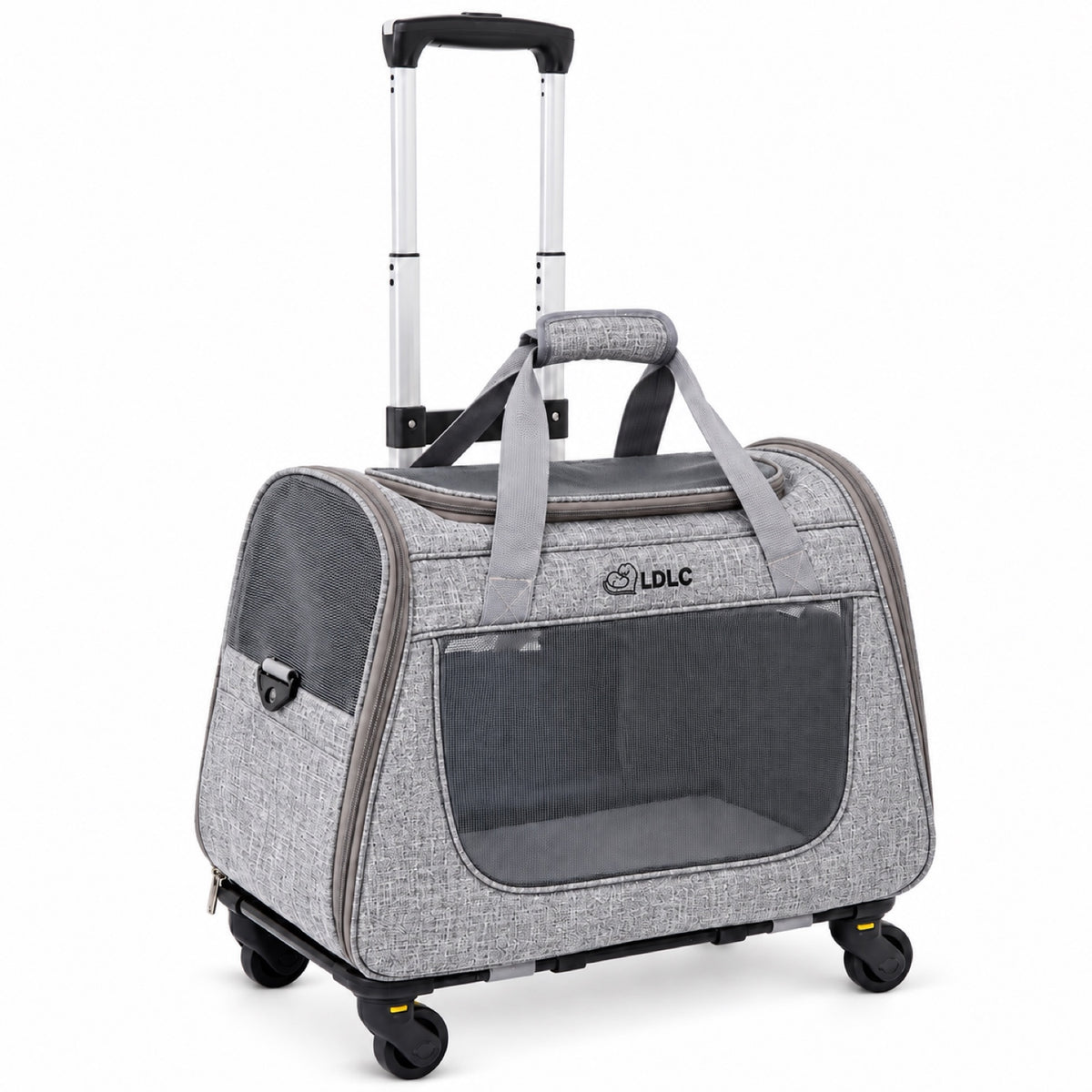 Large Rolling Pet Carrier with Detachable Trolley, 2 Colors, By GAVPEPY image 1 - main.jpg