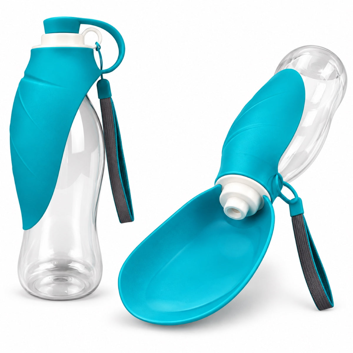 Foldable Silicone Pet Water Bottle, 580 mL, 4 Colors, By GAVPEPY image 1 - main.jpg