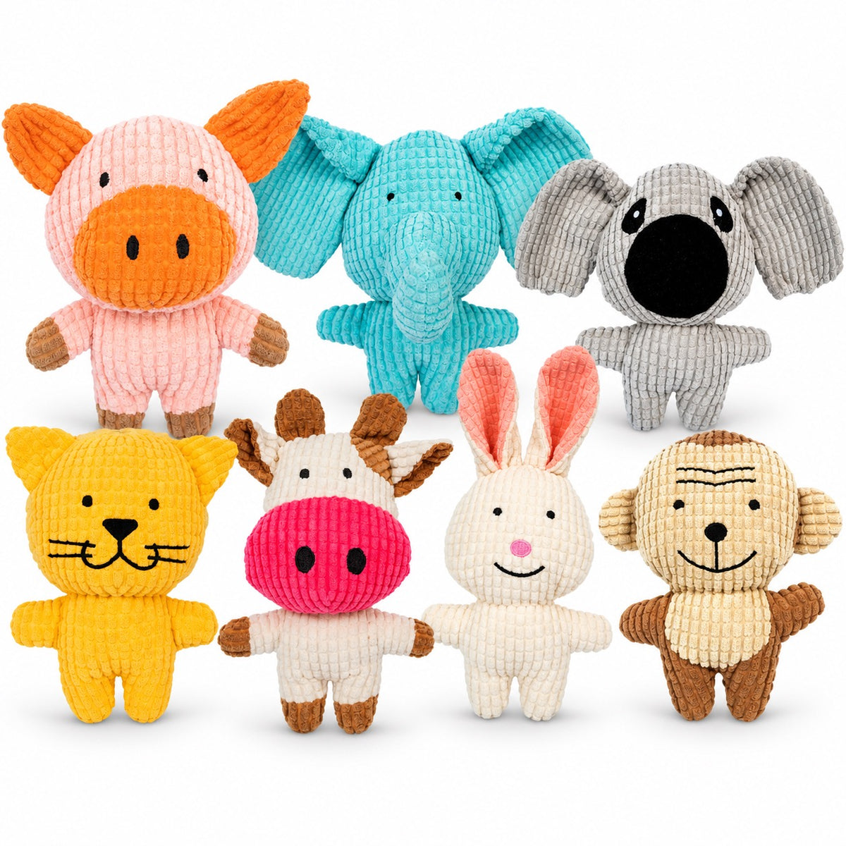 Plush Fabric Plush Squeaky Dog Toy, 7 Styles, By GAVPEPY image 1 - main.jpg