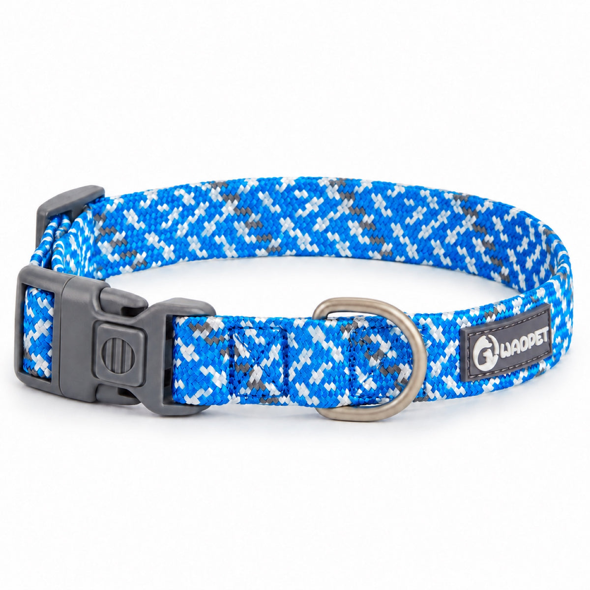 GAVPEPY Nylon Reflective Patterned Dog Collar, Sizes XS, S, M, L, 6 color or pattern options, for neighborhood walks, park visits and daily dog wear; an adjustable neckwear option for supervised walks and everyday outings image 2 - main.jpg