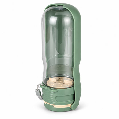 Foldable 2-in-1 Pet Water Bottle and Bowl, 350 or 500 mL, By GAVPEPY image 1 - main.jpg