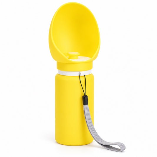 Foldable Silicone Travel Dog Water Bottle, 550 mL, 4 Options, By GAVPEPY image 1 - main.jpg