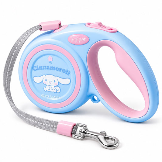 Cinnamoroll Retractable Dog Leash, 2 Lengths, By GAVPEPY image 1 - main.jpg