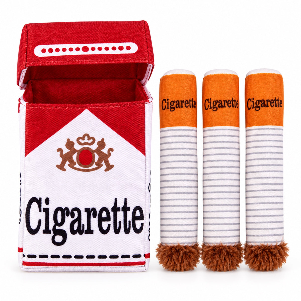 Plush Cigarette Squeaky Dog Toy, 2 Options, By GAVPEPY image 1 - main.jpg