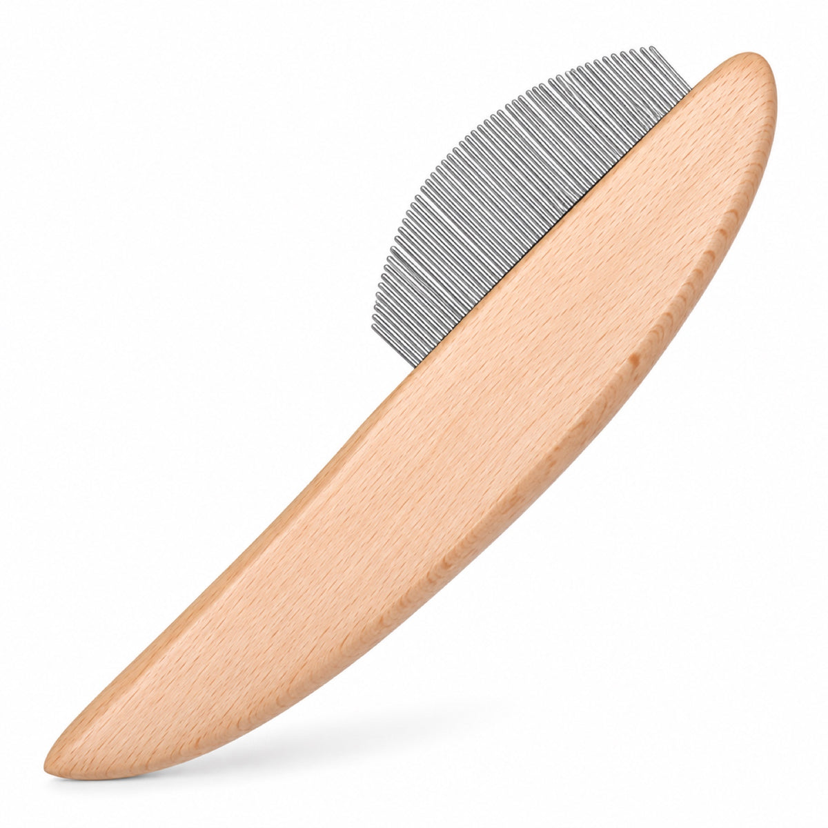 60-Tooth Wooden Pet Flea Comb, 2 Designs and 3 Finishes, By GAVPEPY image 1 - main.jpg