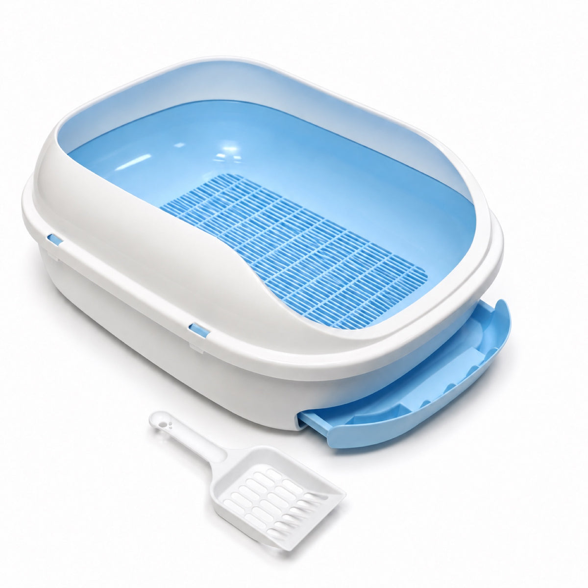 GAVPEPY Drawer Enclosed Double-Layer Cat Litter Box, 10 Options image 1 - main.jpg